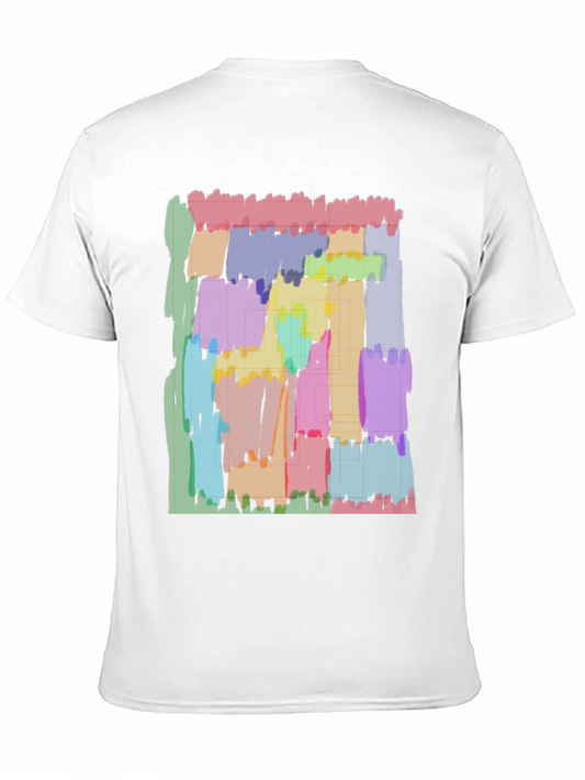 Abstract Art Graphic Black T-Shirt