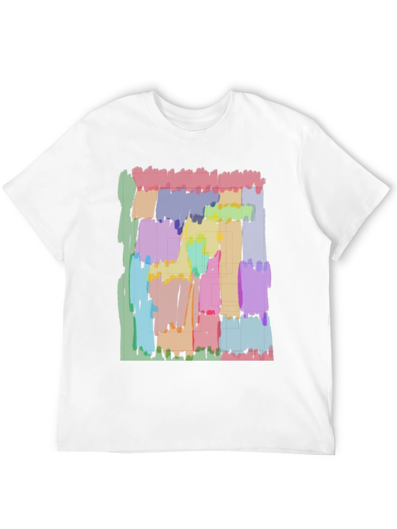Abstract Art Graphic Black T-Shirt
