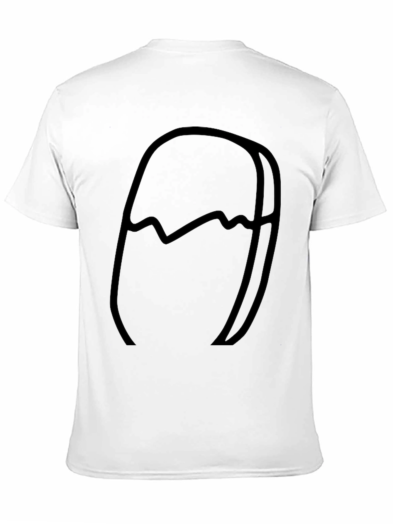 Abstract Graphic Print Crew Neck T-Shirt