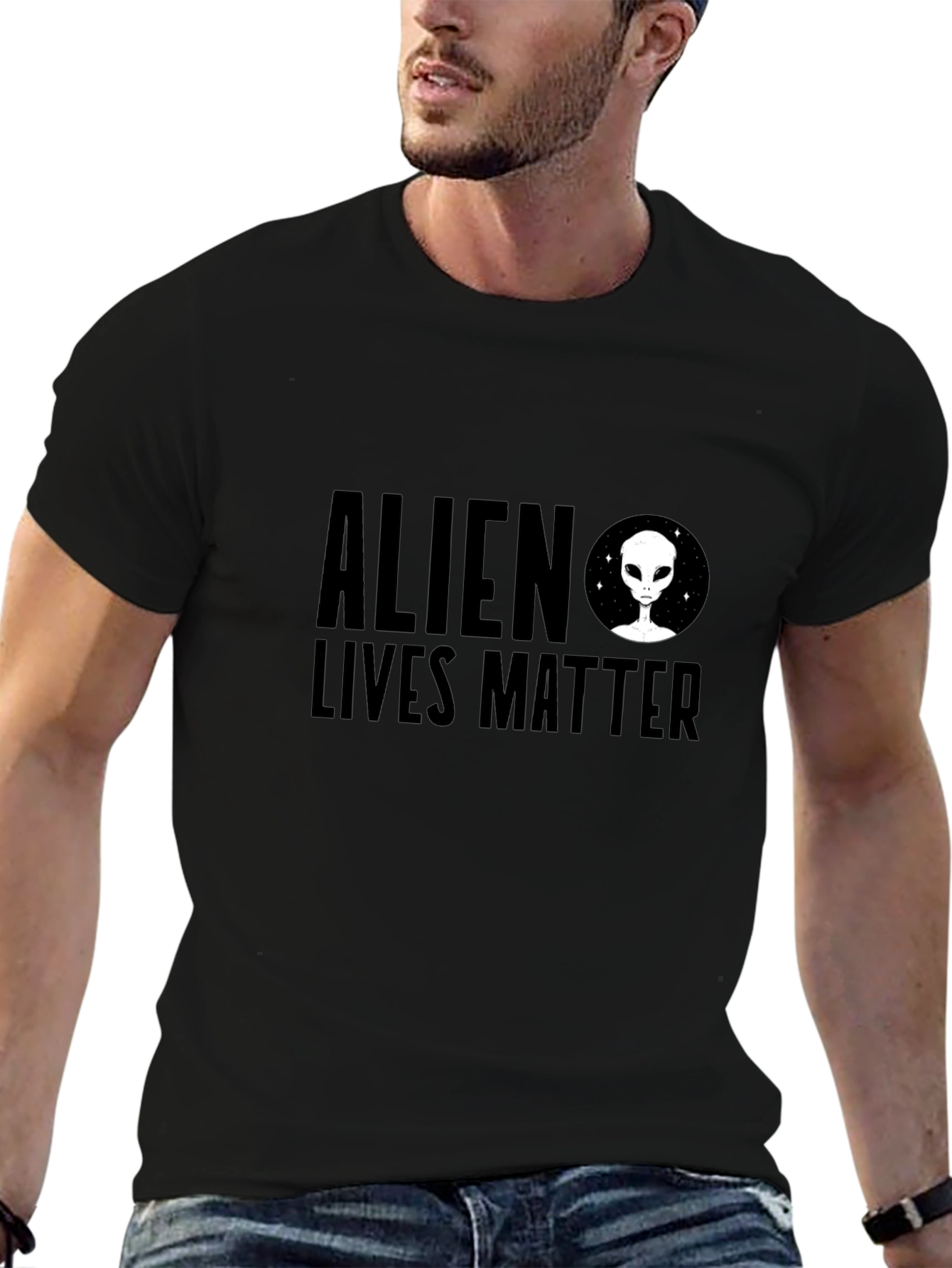 Alien Lives Matter Black T-Shirt