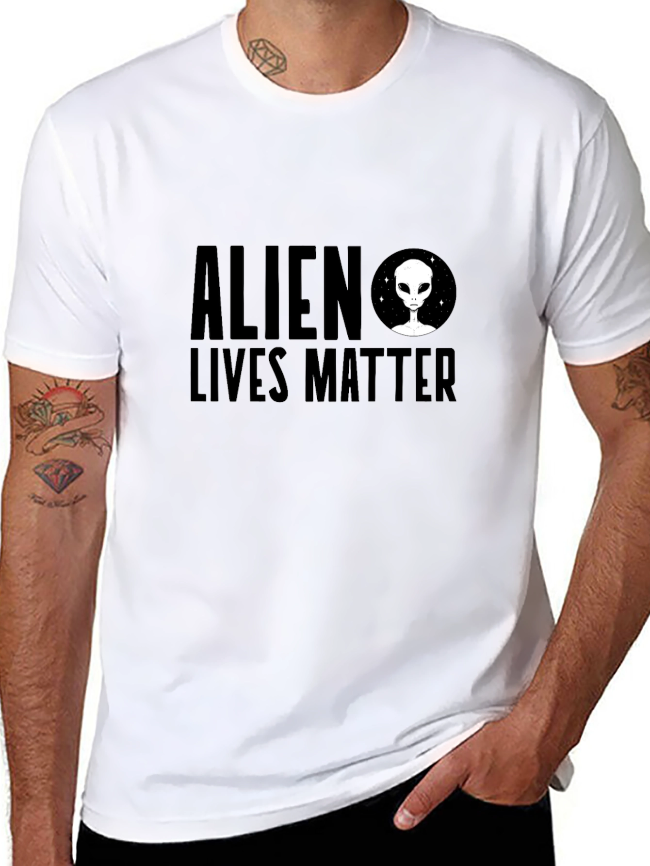 Alien Lives Matter Black T-Shirt