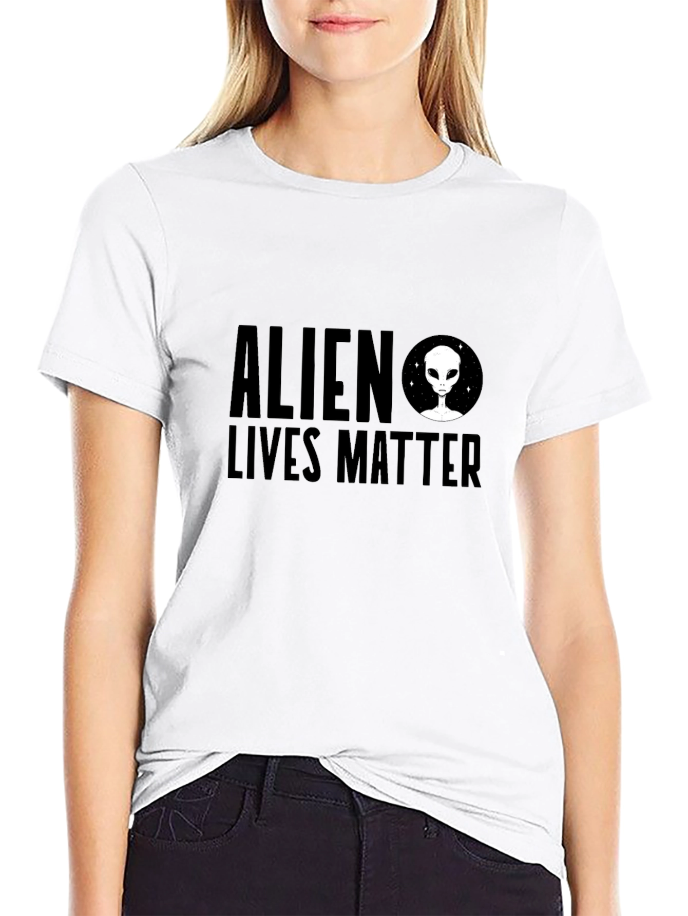 Alien Lives Matter Black T-Shirt